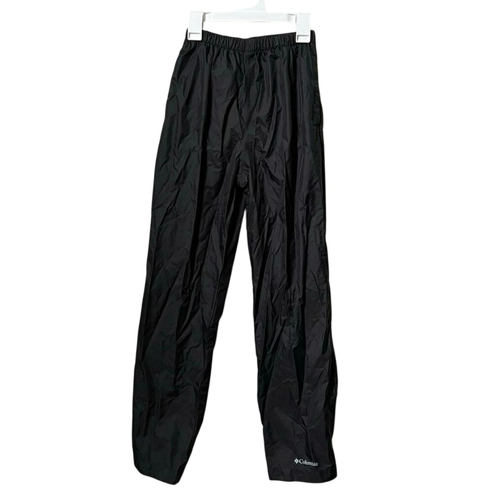Columbia OmniTech Black softshell Pants Boys Size M 10/12